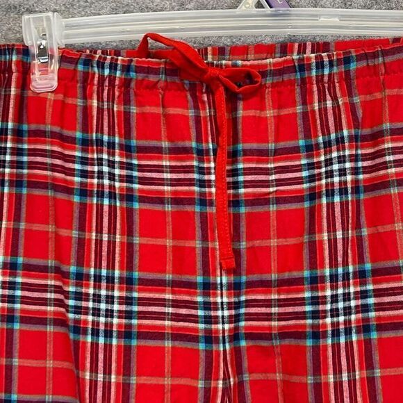 NWT WONDERSHOP Pajama Set Men's Sz 3XL Red Plaid Long Sleeve 100% Cotton Holiday - Picture 10 of 16